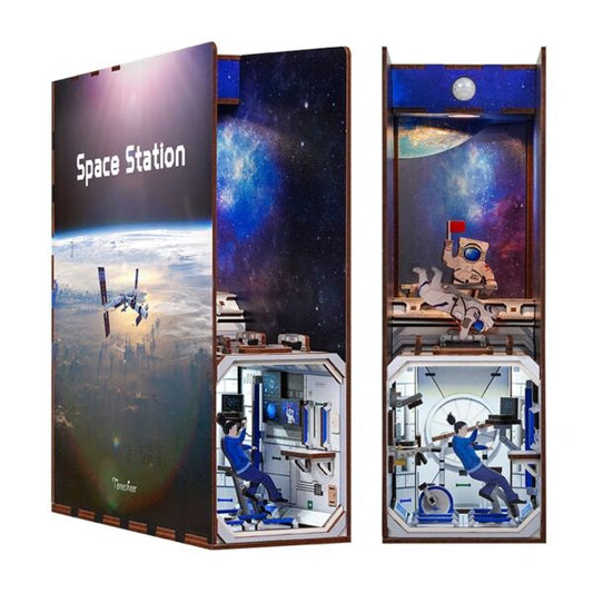 DIY Book Nook - Space Station