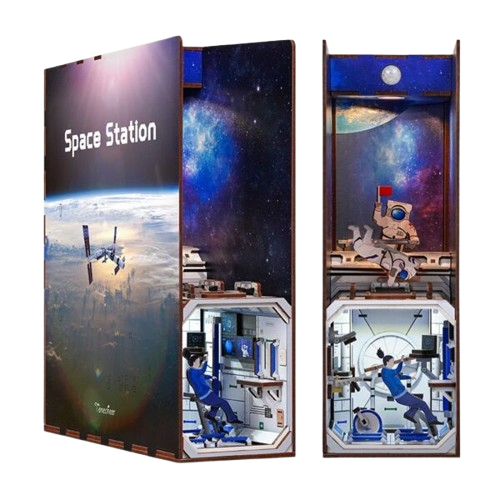 DIY Book Nook - Space Station