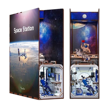 DIY Book Nook - Space Station