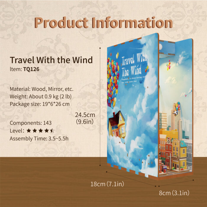 DIY Book Nook - Travel With The Wind