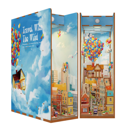 DIY Book Nook - Travel With The Wind