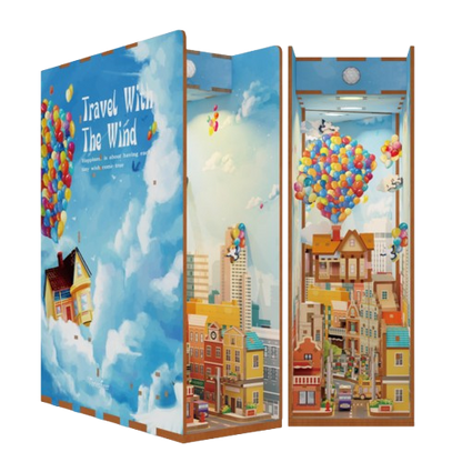 DIY Book Nook - Travel With The Wind