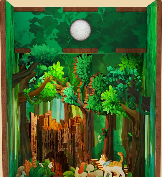 DIY Book Nook - Alice in Wonderland