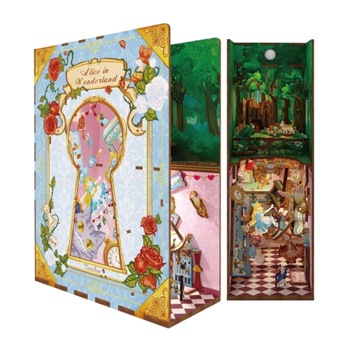 DIY Book Nook - Alice in Wonderland
