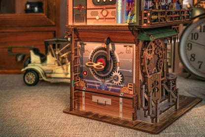 DIY bureau pennenbak - 3D Houten Puzzel, Punk Bar