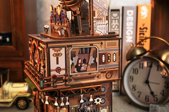 DIY bureau pennenbak - 3D Houten Puzzel, Punk Bar