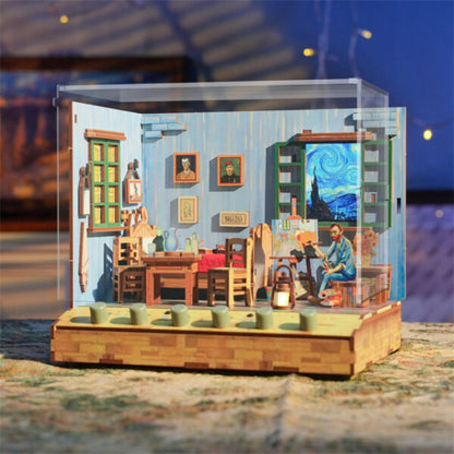 DIY 3D Houten Puzzel met 6x geluideffecten en stofkap - Vincent’s Bedroom