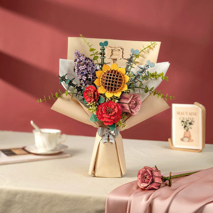 DIY Houten Bloemen boeket