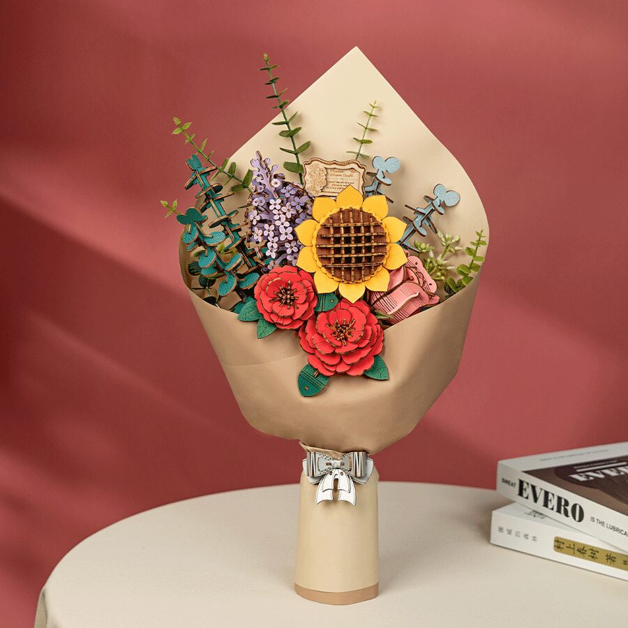 DIY Houten Bloemen boeket