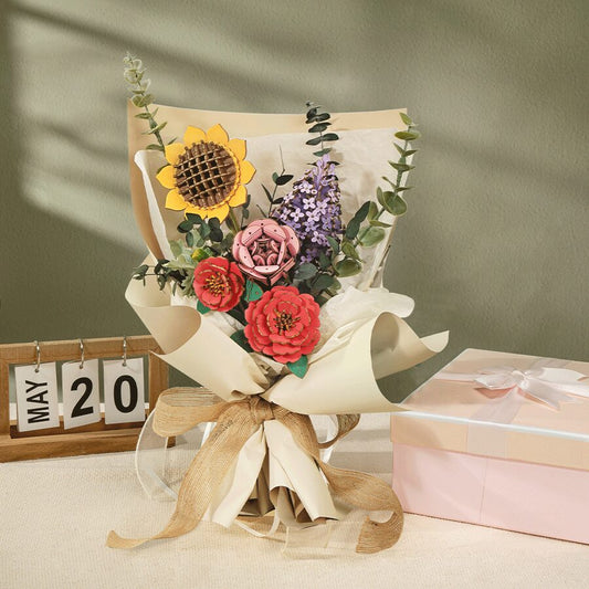 DIY Houten Bloemen boeket