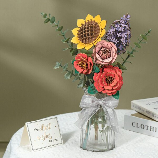 DIY Houten Bloemen boeket
