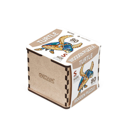 Eco Wood Art (EWA), Houten Legpuzzel Schildpad
