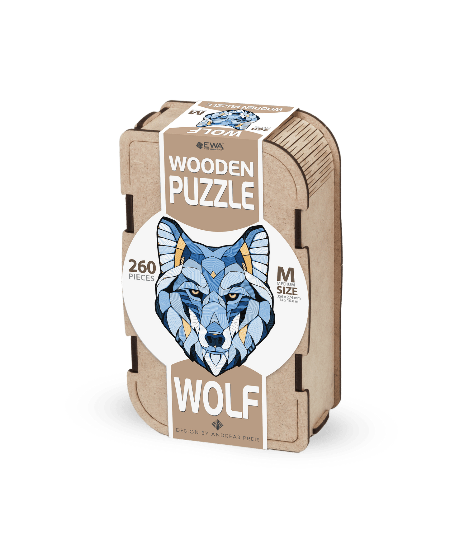 Eco Wood Art (EWA), Houten Legpuzzel Wolf