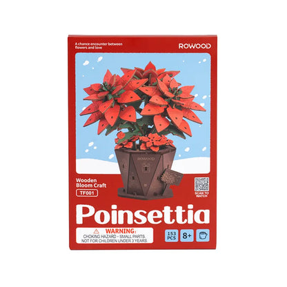 DIY Houten Kerstster - Poinsettia