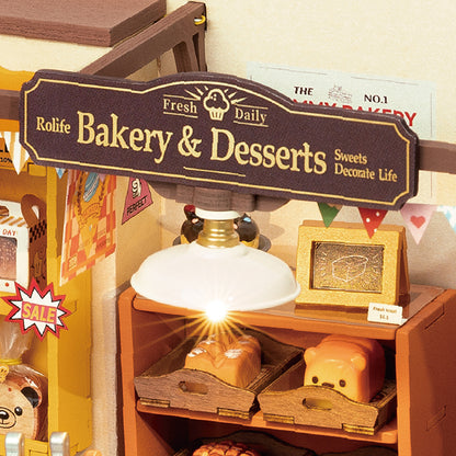 DIY Huisje - Becka's Baking House met LED verlichting