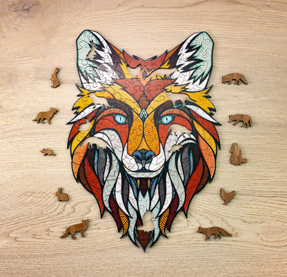 Eco Wood Art (EWA), Houten Legpuzzel Vos