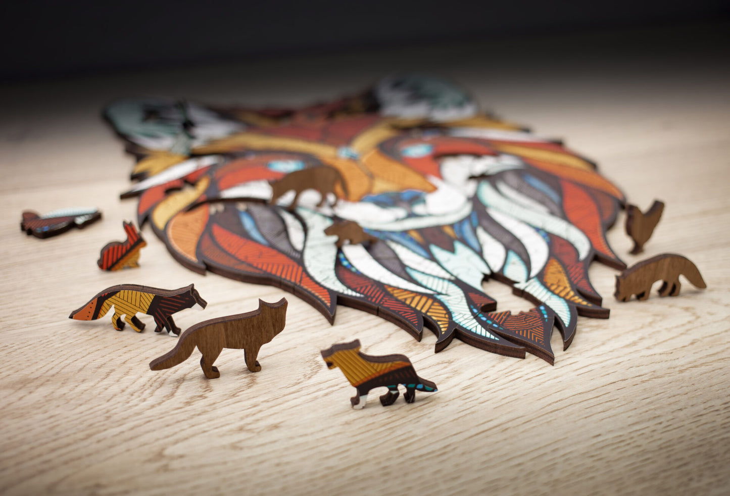 Eco Wood Art (EWA), Houten Legpuzzel Vos