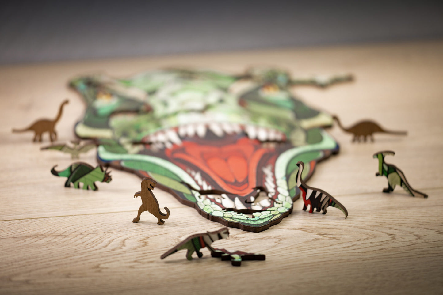 Eco Wood Art (EWA), Houten Legpuzzel T-Rex