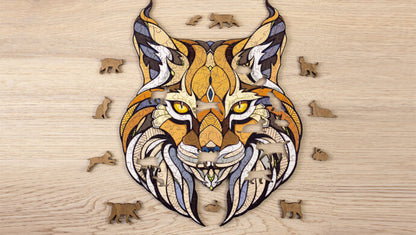 Eco Wood Art (EWA), Houten Legpuzzel Lynx