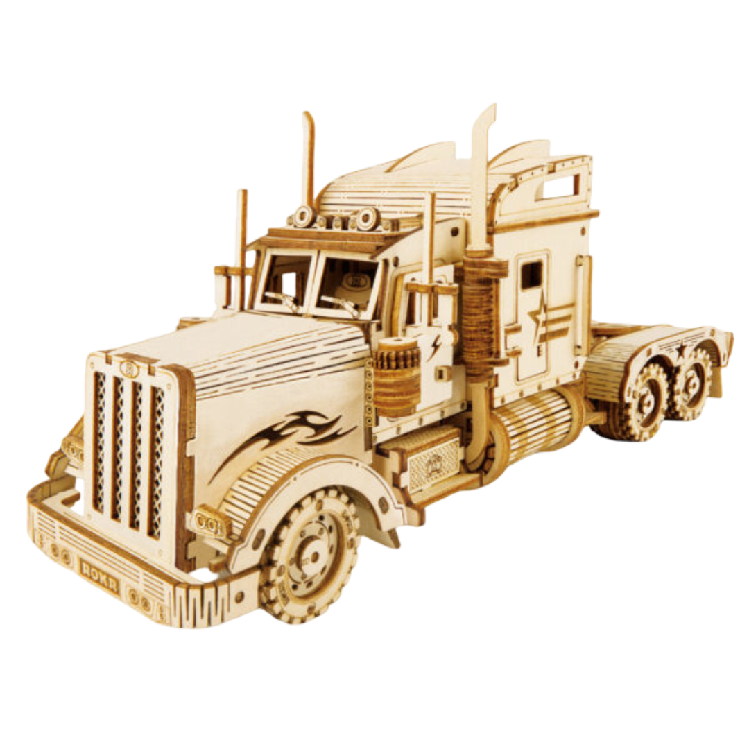 3D DIY Houten Modelbouwpakket - Heavy Truck