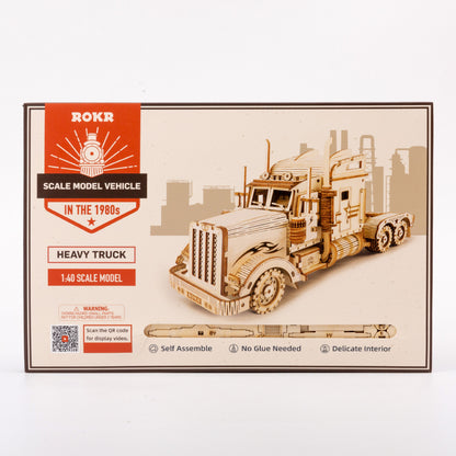 3D DIY Houten Modelbouwpakket - Heavy Truck