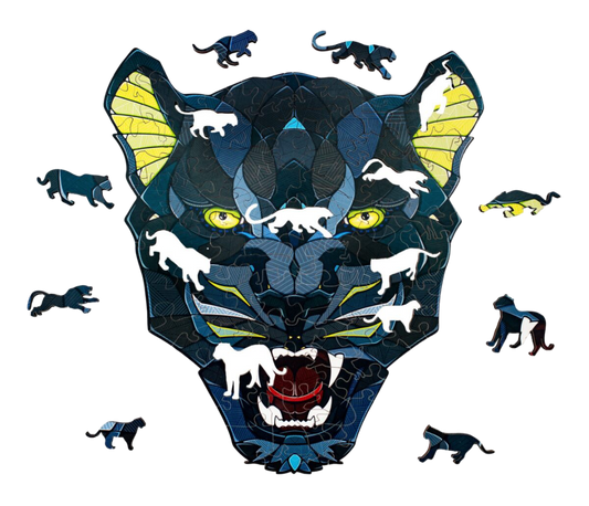 Eco Wood Art (EWA), Houten Legpuzzel Panter