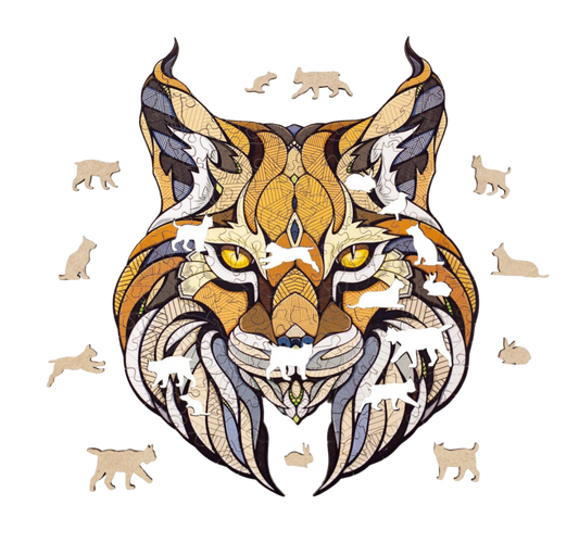 Eco Wood Art (EWA), Houten Legpuzzel Lynx