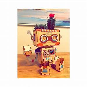 DIY Bloempot - Robot
