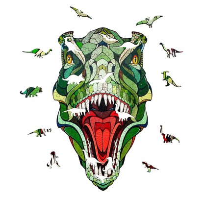 Eco Wood Art (EWA), Houten Legpuzzel T-Rex