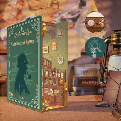 DIY Book Nook - Violin Detective Agency inclusief Dust-cover