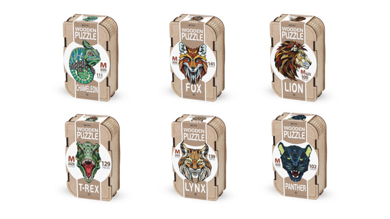 Eco Wood Art (EWA), Houten Legpuzzel Leeuw